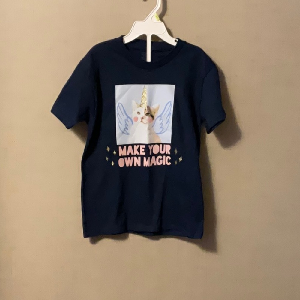 Blue Short Sleeve Crew Neck Tee